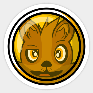 Space Helmet Quokka Geordie Sticker